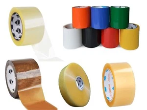 Acryl Karton Versiegelung Verpackung Klebeband wählen Sie Ihre Mil, Größe, Farbe & Menge - Bild 1 von 22
