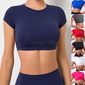 Newest Women's Backless Yoga Sports Shirts: Quick Drying & Breathable Gym Tops - Picture 1 of 21