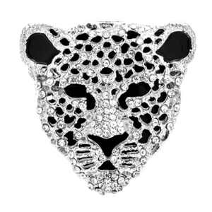 Charming Leopard Brooches for Women Unisex 2-Color Shining Lovely Animal Party C - Picture 1 of 14