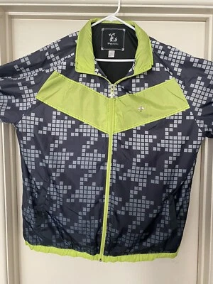 LRG Jeans Mens Grey & Neon Green Jacket 3XL - Image 1 of 4