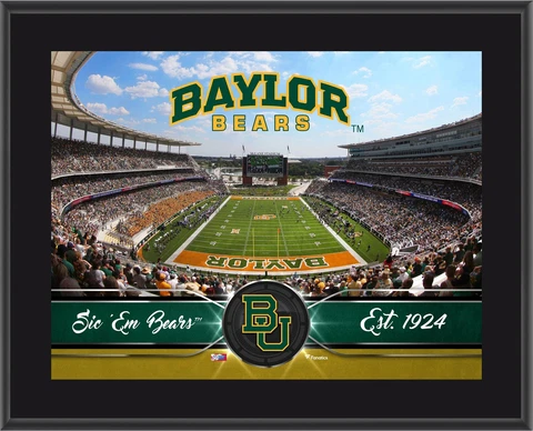 Baylor Bears 10" x 13" Sublimated Team Stadium Plaque - Fanatics Cover