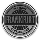 2 x naklejki winylowe 7,5cm (szer.) - Frankfurt Niemcy Niemcy #40504