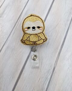 Badge Reel Nurse Gift Cute Sloth Badge Reel Retractable Nurse Gift