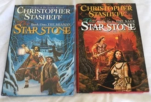 The Star Stone 1&2: The Shaman & The Sage by Christopher Stasheff 2 First Ed HC - Picture 1 of 8
