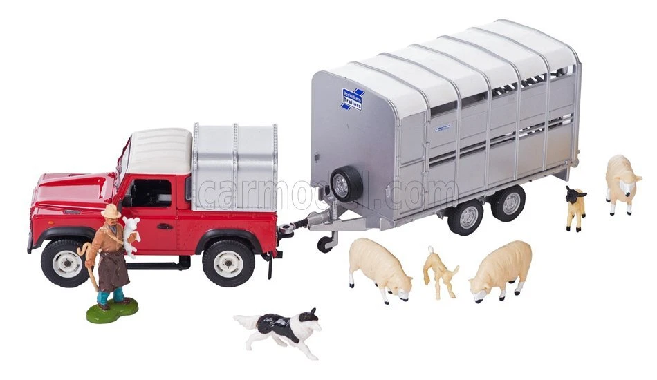 1/32 BRITAINS - LAND ROVER - LAND DEFENDER 90 PICK-UP CLOSED 1984 WITH 43138 - Immagine 1 di 1