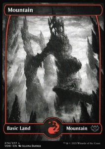 Full Art Mountain Land - MTG - Playset of 4 - VOW 274/277 - Picture 1 of 2