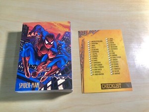 1997 FLEER SPIDER-MAN INTERNATIONAL 50 BASE CARD SET NO WAY HOME MARVEL STAN!
