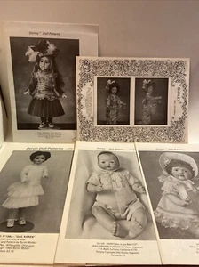 Lot Of 5 Byron & Shirley DOLL PATTERNS Sewing All 19” Size Dolls Dresses Uncut - Picture 1 of 6