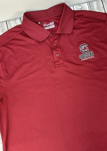 South Carolina Gamecocks Under Armour Heatgear Loose Short Sleeve Large Polo L Cover