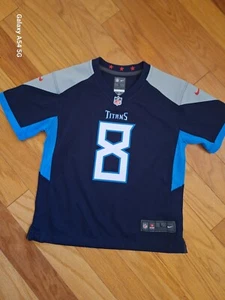 TITANS Jersey #8 'MARIOTA' Childs' Size LARGE (7) BRAND 'NEW', NO TAGS..OBO - Picture 1 of 8