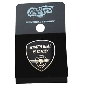 Universal Studios Fast & Furious "What's Real Is Family" Pin
