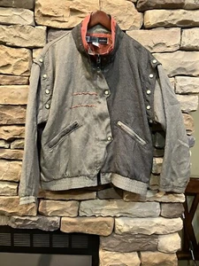 VNTG Jamie Sadock Convertible Vest Golf Jacket Sz M Retro 80s Zip&snap Closure - Picture 1 of 18