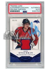 Alexander Ovechkin 2013-14 Dominion Jersey Auto #D-OV 98/99 PSA/DNA (Light Blue)