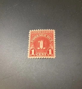 U.S. Scott #J80 Numeral 1931 1¢ Postage Due Single Stamp Mint OG HR - Picture 1 of 2