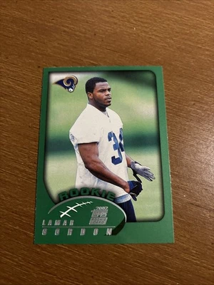 2002 Topps #384 Lamar Gordon RC St. Louis Rams - Image 1 of 2