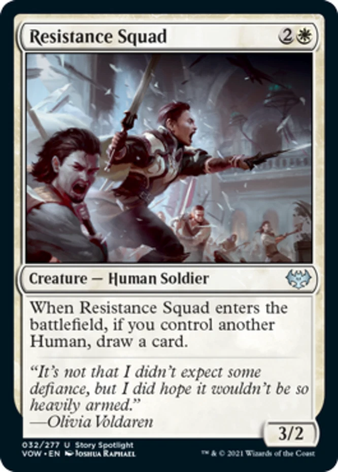 x1 Resistance Squad - Innistrad: Crimson Vow - NM - MTG - Image 1 of 1