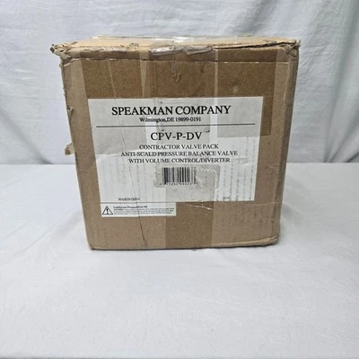 Válvula de ducha desviadora de latón Speakman CPV-P-DV balance de presión Foto 1 de 4