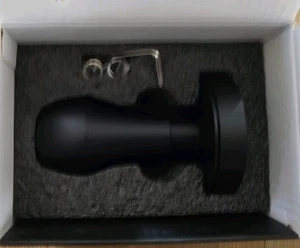 Manipulación de café 58 mm - Manipulación con resorte V4 con base plana de acero inoxidable -... - Imagen 1 de 2