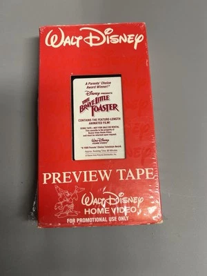 The Brave Little Toaster VHS Walt Disney Home Video Promotional Preview  - Image 1 of 4