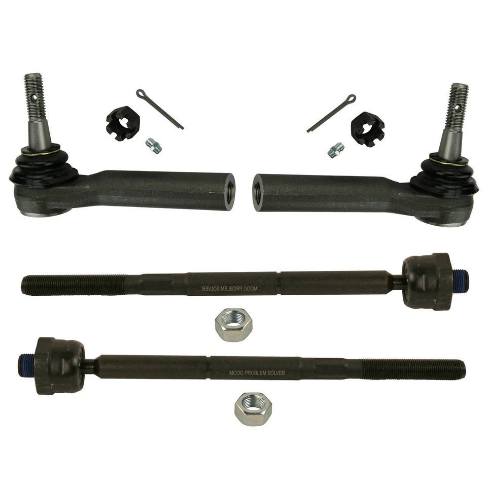 Kit de extremos de varilla de amarre interior y exterior Moog para Escalade Sierra Silverado Suburban Tahoe Foto 1 de 4