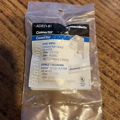 Conector THOMAS & BETTS ADR11-B1 - Paquete de 1 conector Foto 1 de 3