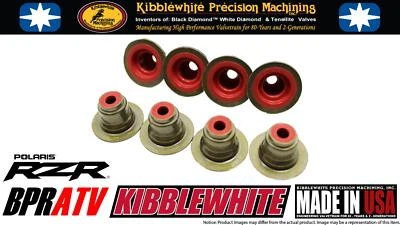 RZR XP XP-4 900 1000 Kibblewhite Valve Stem Seals Complete Viton Tophat Seal Kit - Image 1 of 4