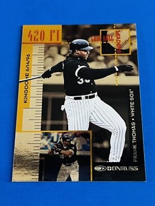 1996 Donruss Frank Thomas White Sox Long Ball Leaders Insert Card #1; #d /5000
