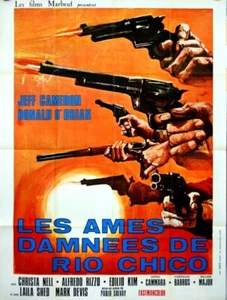 Cartel francés Jeff Cameron Donald O'Brien Krista Nell pagado en sangre 1971 47x63 - Imagen 1 de 1