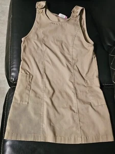 Classroom School Uniforms ShortSleeve Seam Jumper- Khaki Size 12Y - Picture 1 of 3