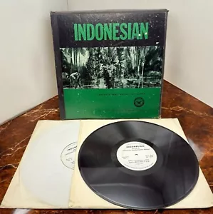 Indonesian Language Familiarization Course Vinyl LP Dept Of Defense Box Set 1960 - Bild 1 von 10