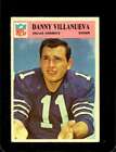 1966 PHILADELPHIA #64 DANNY VILLANUEVA VG+ COWBOYS *X60220