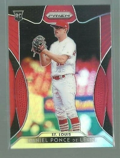 2019 Panini Prizm Prizms Red #44 Daniel Ponce de Leon RC (ref 78773) - Image 1 of 1