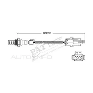 New NGK Pre-Catalytic Oxygen Sensor For Toyota Lexcen VS 3.8 6 Cyl - Picture 1 of 2