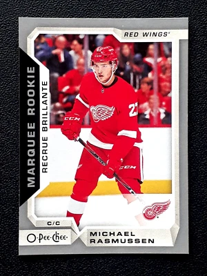 MICHAEL RASMUSSEN RC 2018-19 O-PEE-CHEE SILVER 18-19 NO 640            37264 - Image 1 of 2