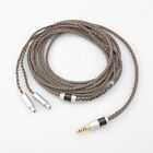 16 Cores OCC Silver Headphone Upgrade Cable For HD800 Astell&Kern AK240 Headset