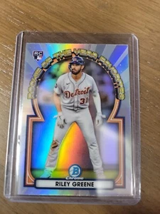 2023 Bowman Chrome Riley Greene #ROYF-6 Rookie of the Year Favorites RC - Picture 1 of 4