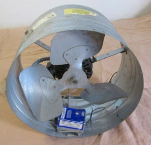 Master Flow Vents 1540 CFM Power Gable Mount Vent in Mill Silver PG2 - Picture 1 of 13