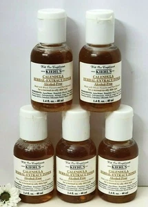 5 pk KIEHL'S CALENDULA Herbal Extract TONER Alcohol-Free 1.4 fl oz (Mini Size) - Picture 1 of 3