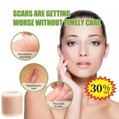 Scar Silicone Sheet Gel Patch Removal Skin Treatment Repair Wound Burn Best - Image 1 of 4