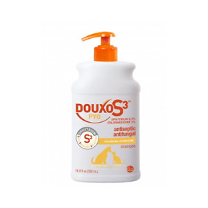 DOUXO S3 PYO Shampoo For Dogs and Cats, 16.9 oz (500 ml)