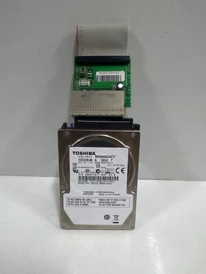 TOSHIBA MK8050GACY HDD2E46 UNITÀ DISCO CON SCHEDA AVECS IDE Rev 3.63 BS - Immagine 1 di 4