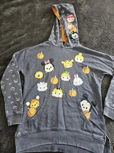 Disney multi character Hoodie Size 7-8 Nwt Halloween Fall - Picture 1 of 9