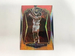 Patrick Williams Premier Level Red/White/Orange Shimmer 2020-21 Panini Select - Picture 1 of 3