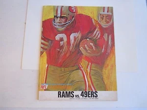 1966 L. A. RAMS VS 49ERS NFL FOOTBALL PROGRAM - NICE - SEE PICS - TUB M - Picture 1 of 1