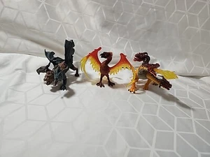 Safari Ltd Toys Mythical Realms Collections Lot Of 3 Chimera Phoenix Fire Dragon - Picture 1 of 4