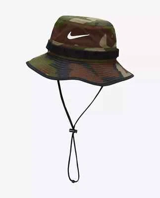 Nike FB5622-222 Dri-Fit Sz S Small APEX Boonie Camo Bucket Hat Adult Unisex - Image 1 of 4