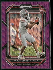 Selecciones del draft Panini Prizm 2023 #135 Jaxon Smith-Njigba Prizms Purple Wave - Imagen 1 de 2