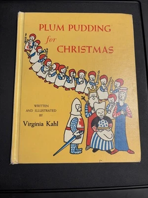 Plum Pudding for Christmas, Virginia Kahl, 1956 Charles Scribner's Sons Excelent Foto 1 de 4