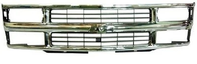 Grille For 1994-1999 Chevrolet C/K 1500 2500 3500 Pickup Suburban Tahoe Chrome Foto 1 de 4