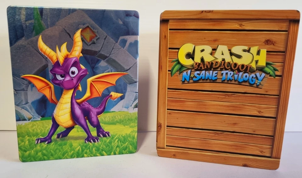 Crash Bandicoot N'Sane Trilogy & Spyro Reignited Trilogy Steelbook G2 Bundle - Image 1 of 4